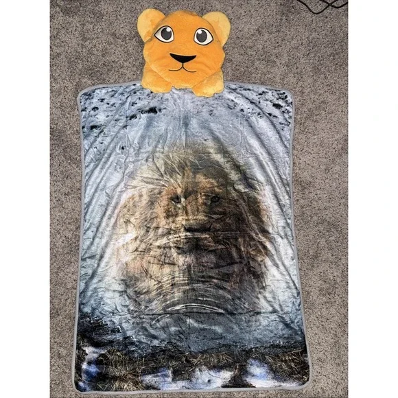 Disney Mufasa The Lion King Blanket & Pillow Set New Cinema‎ Exclusive - Picture 5 of 6